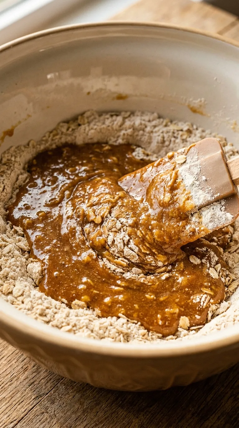 Apple Cinnamon High Protein Muffins: Healthy Breakfast Cakes – step 4: Combine the mixtures