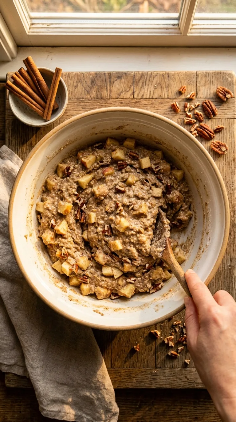 Apple Cinnamon High Protein Muffins: Healthy Breakfast Cakes – step 5: Fold in fruit