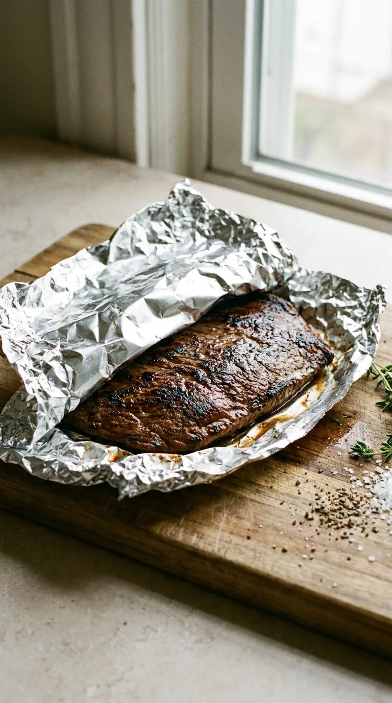 Beef Steak Gyro: Mediterranean Steak Wrap – step 5: Slice and warm