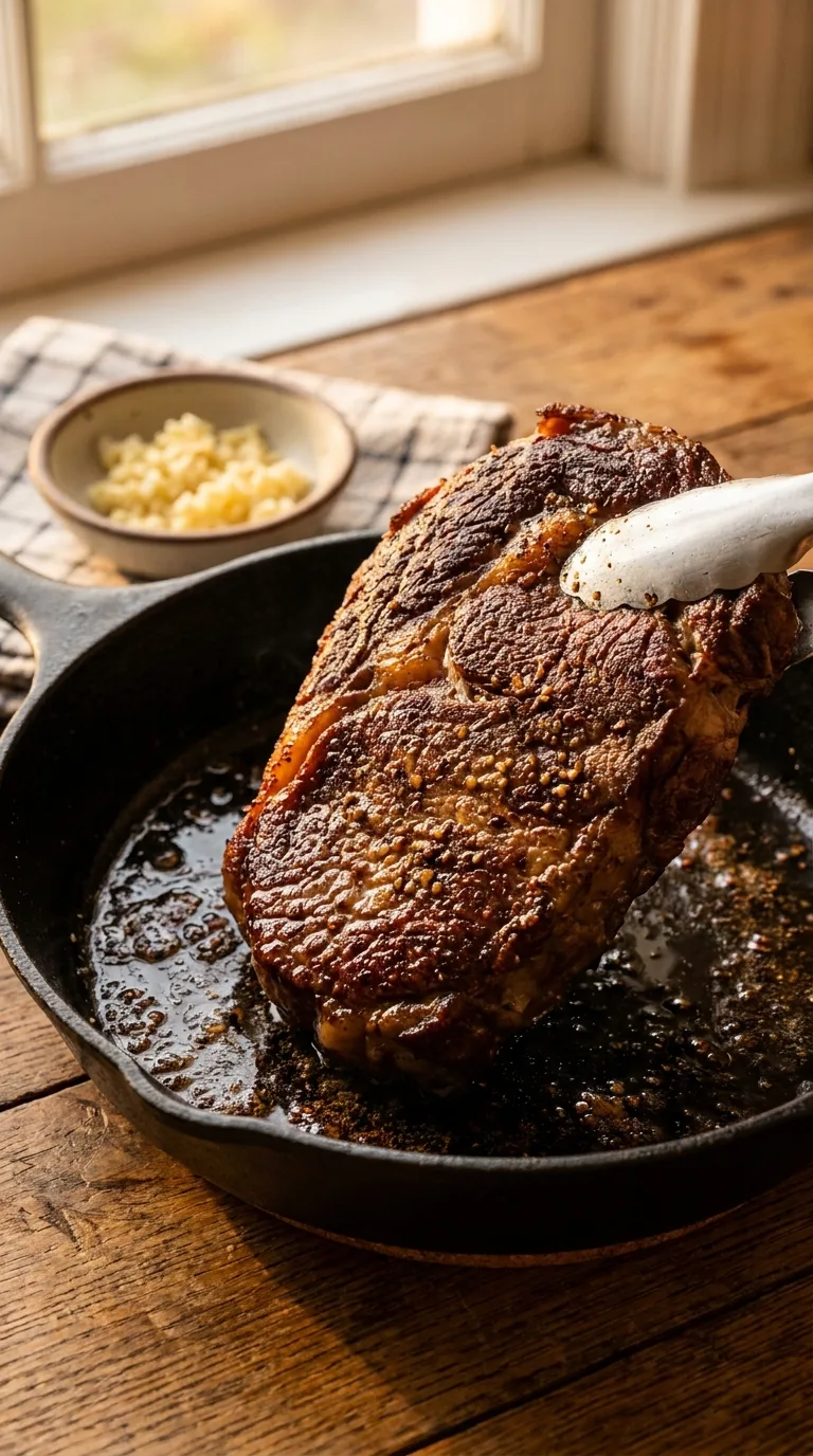 Beef Steak Fajitas: Mexican Sizzling Strips – step 4: Sear the steak