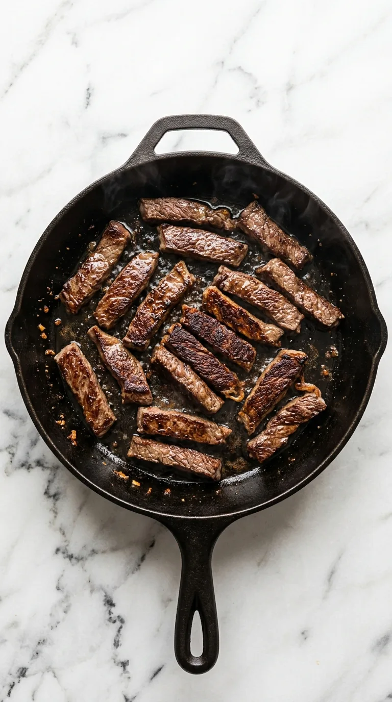 Beef Steak Taco Fiesta: Mexican Beef Tacos – step 4: Sear the meat