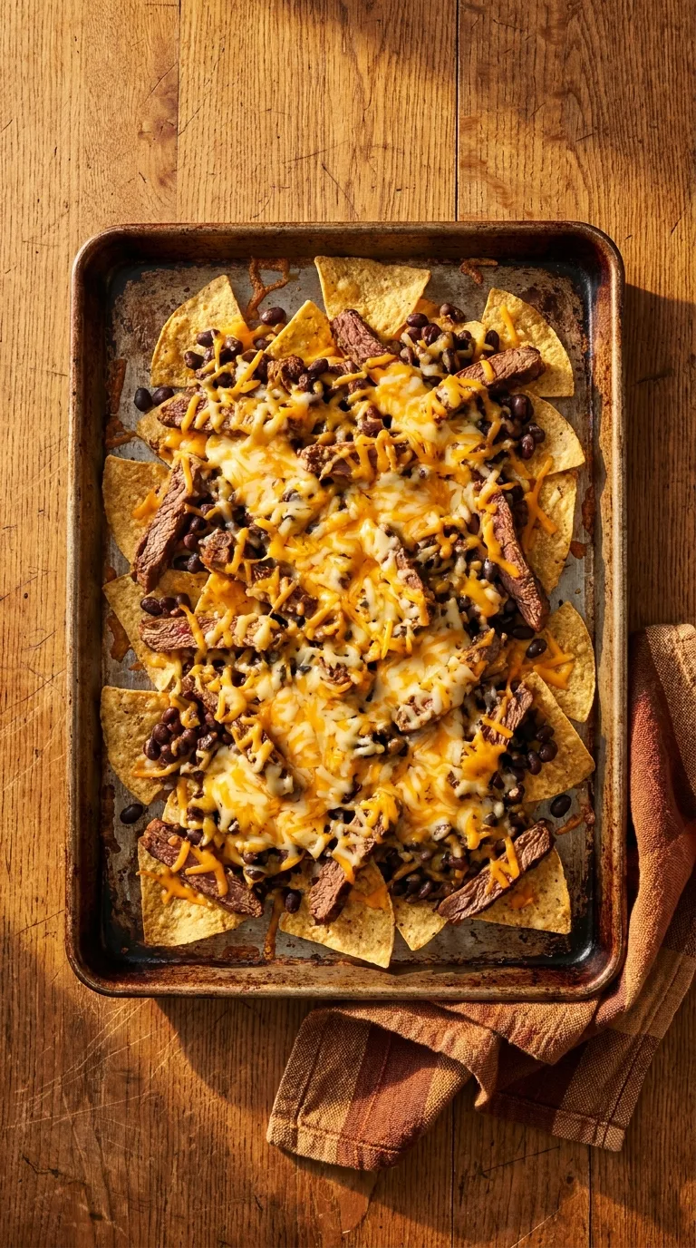 Beef Steak Nachos: Mexican Steak and Cheese Appetiser – step 4: Add the toppings
