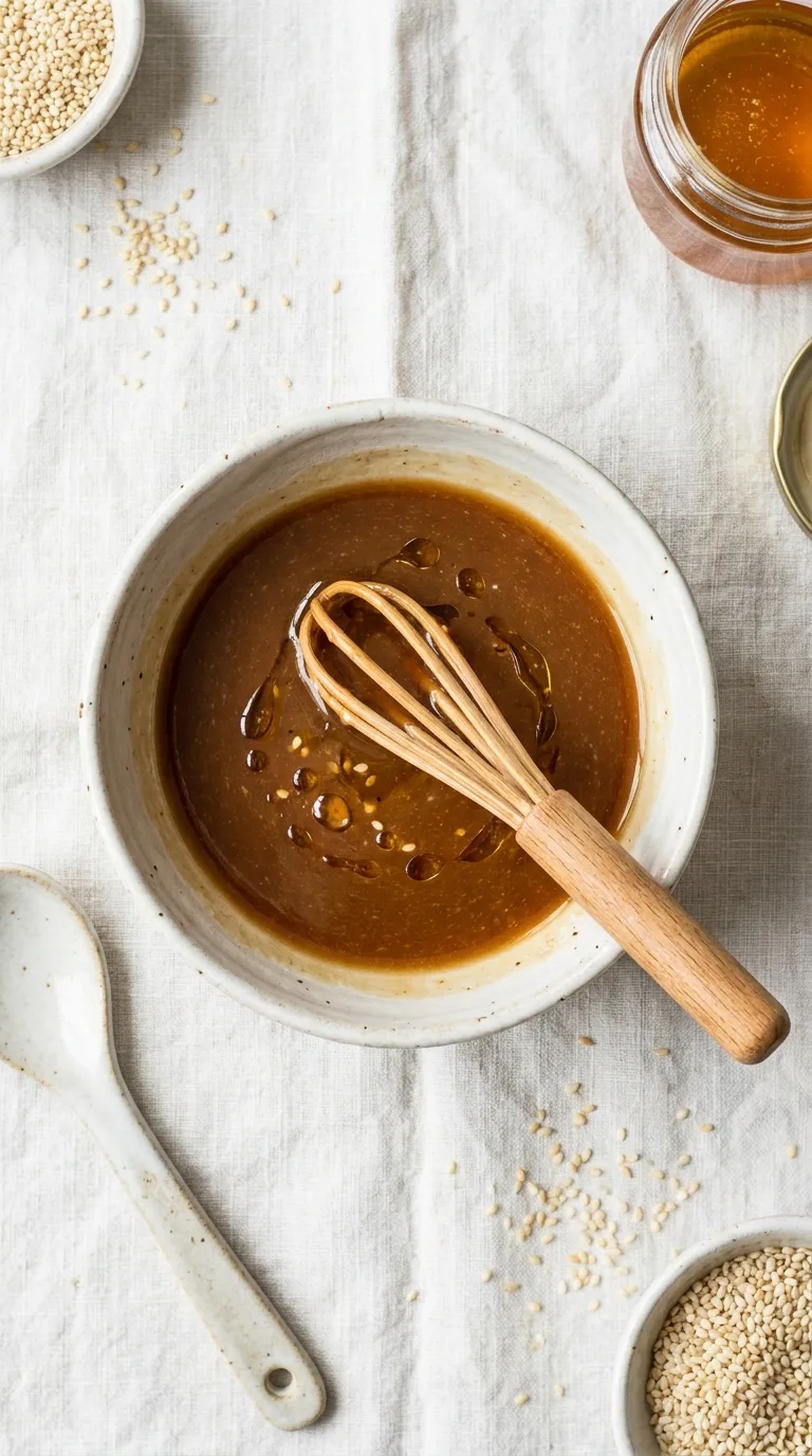 Beef Steak Udon: Asian Stir-Fry with Garlic-Ginger Sauce – step 2: Whisk the sauce