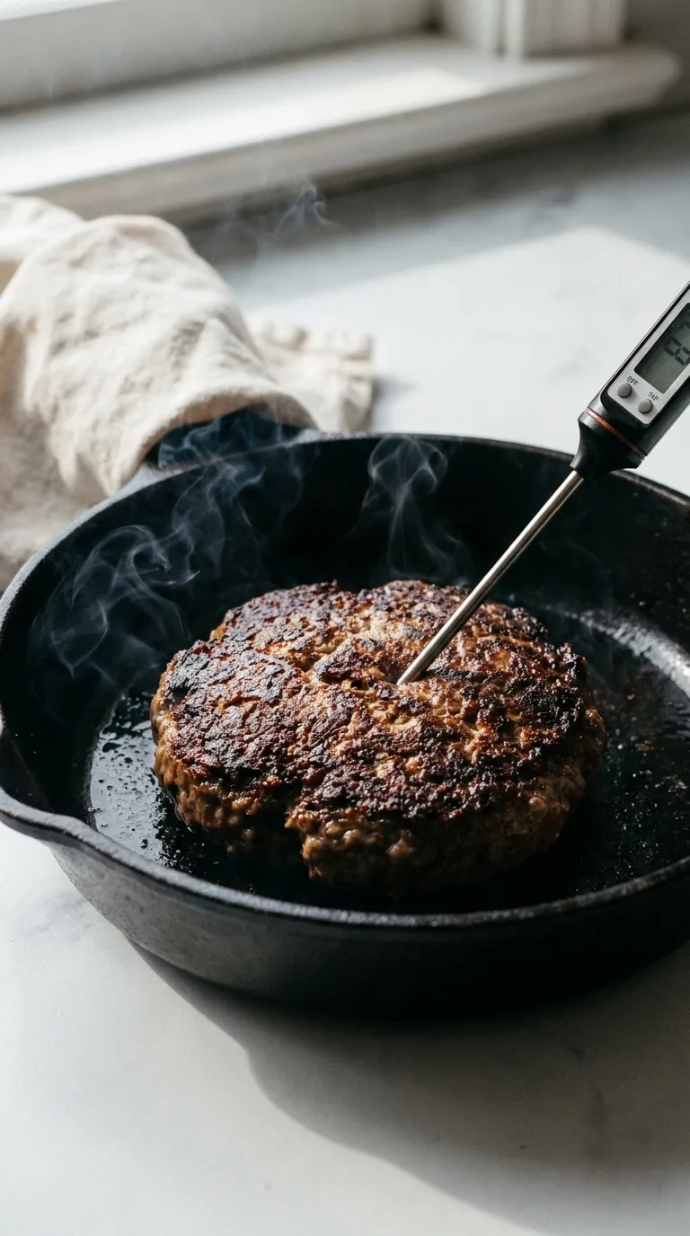 Beef Steak Burger: Juicy Classic Sandwich – step 4: Cook to temperature