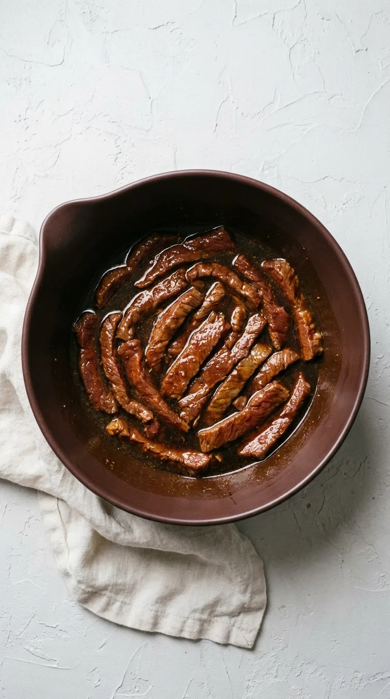 Korean BBQ Beef Steak: Sweet and Savoury Sizzled Beef – step 3: Marinate the meat