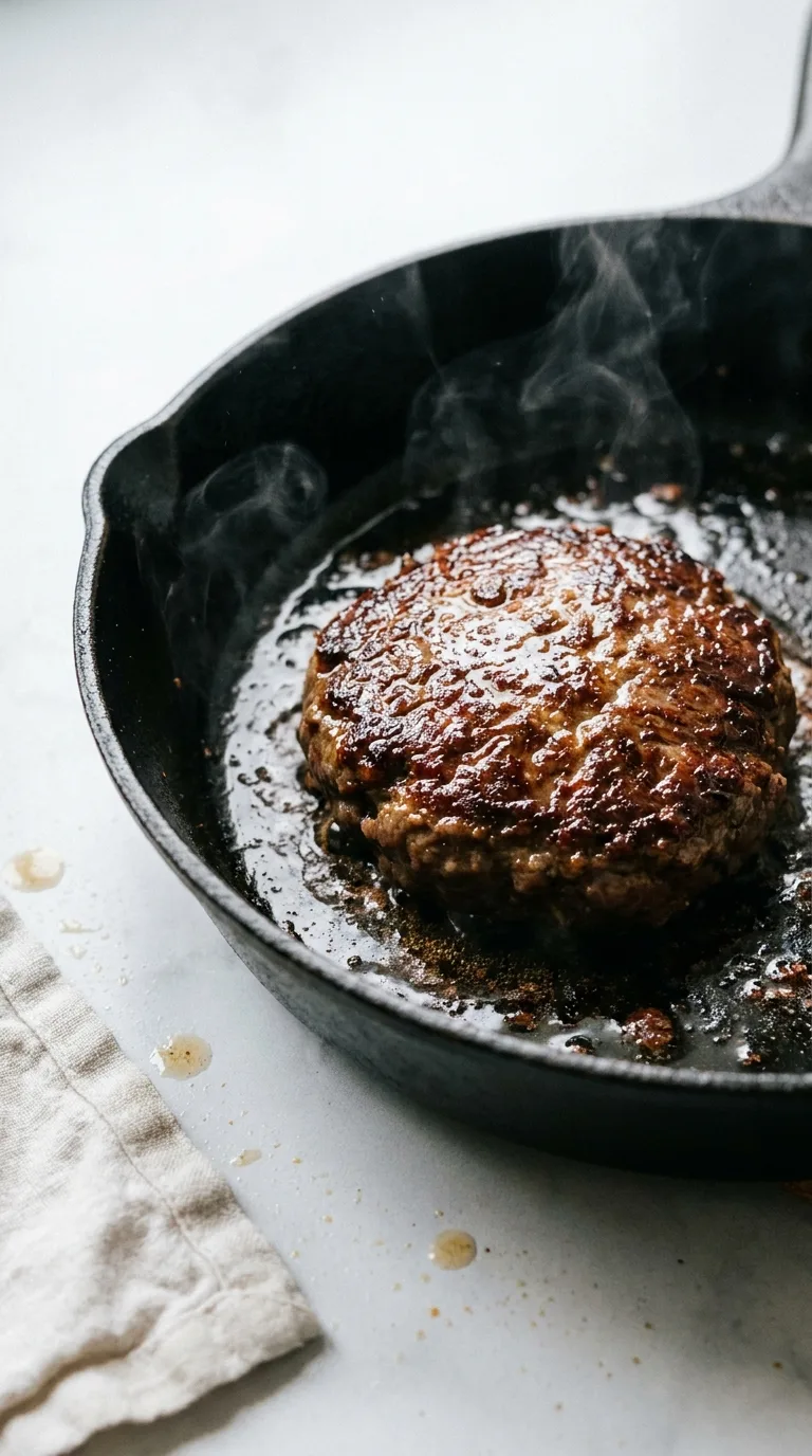 Beef Steak Burger: Juicy Classic Sandwich – step 3: Sear the meat