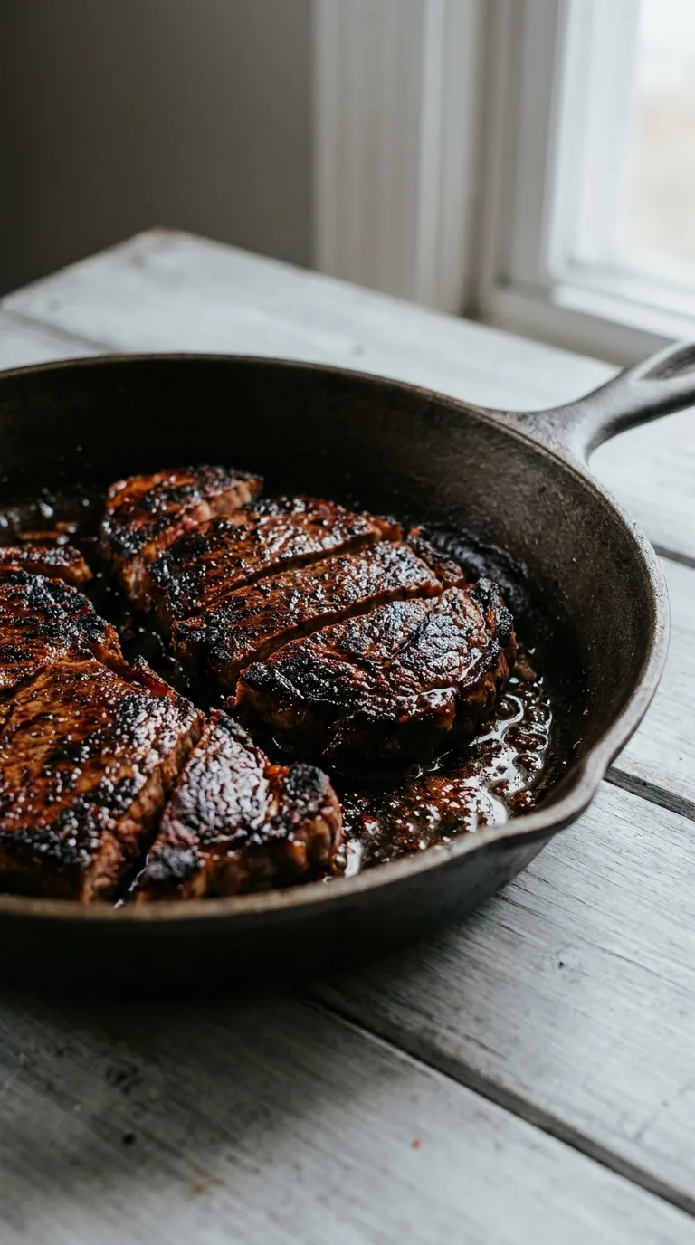 Korean BBQ Beef Steak: Sweet and Savoury Sizzled Beef – step 6: Sear the steak