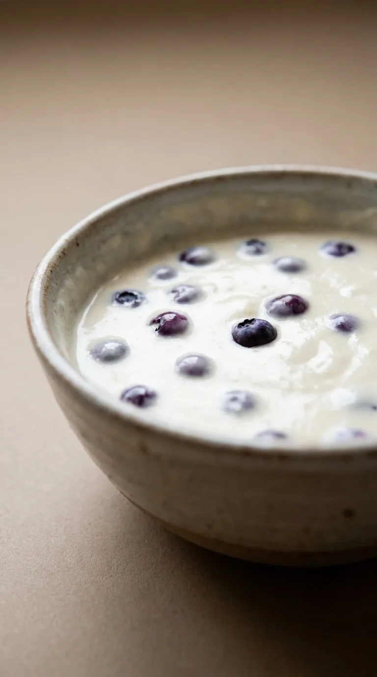 Blueberry Pancakes: Fluffy American Breakfast Cakes – step 5: Rest the batter