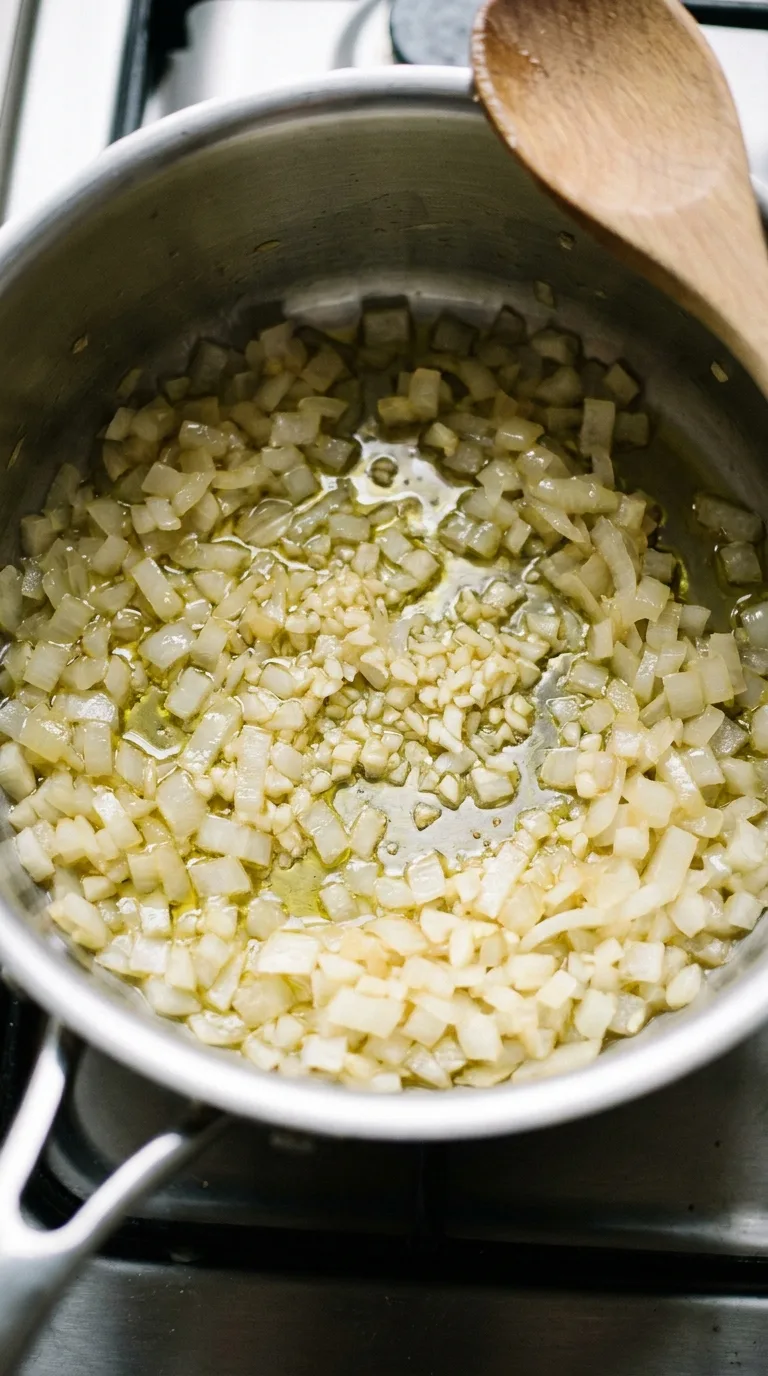 Chicken Breast Enchiladas: Mexican Corn Tortilla Rolls – step 2: Sauté the aromatics