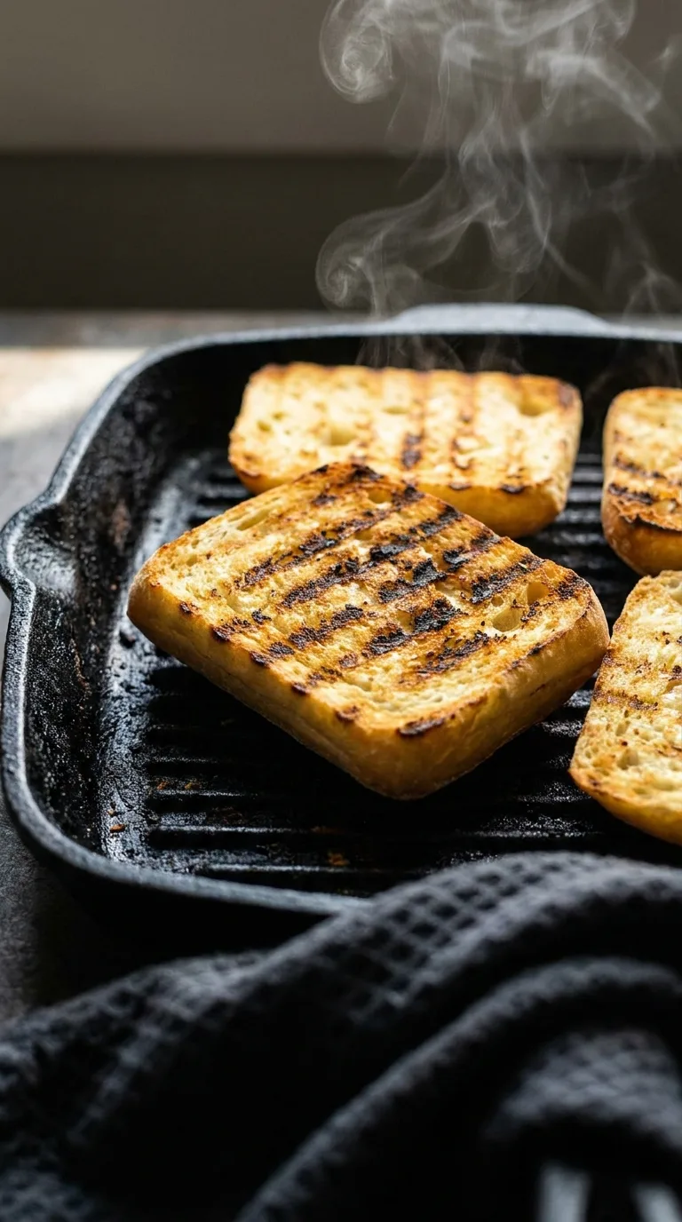 Chicken Breast Sandwich: Honey-Vinegar Grilled Chicken – step 5: Toast the rolls