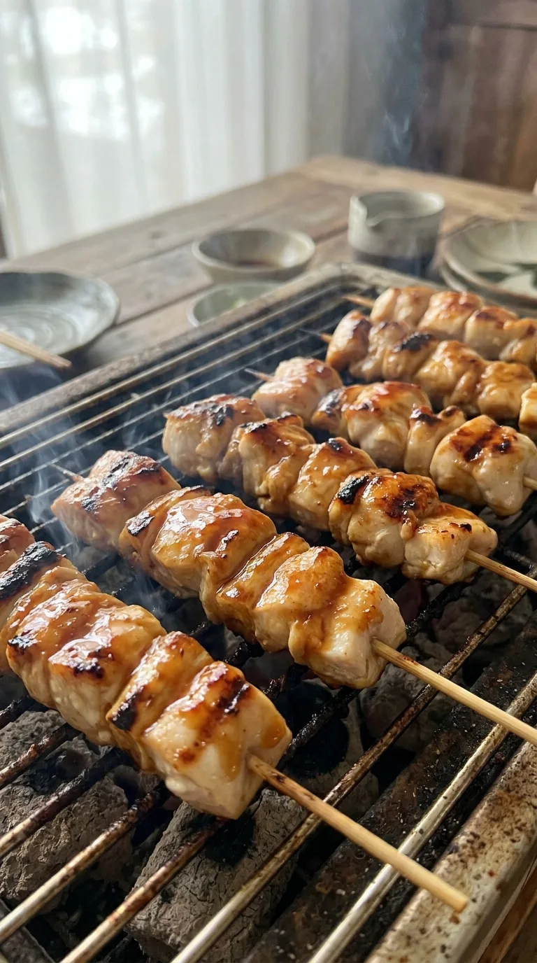 Yakitori: Chicken Breast Grilled Skewers – step 5: Sear the meat