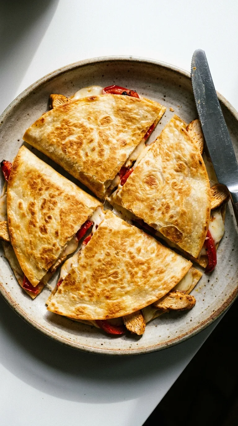 Chicken Breast Quesadilla: Mexican-Style Filled Tortillas – step 7: Rest and serve