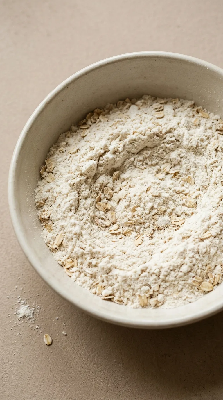 Coconut Flour Oat Pancakes: Healthy Low-Carb Breakfast – step 1: Sift dry ingredients