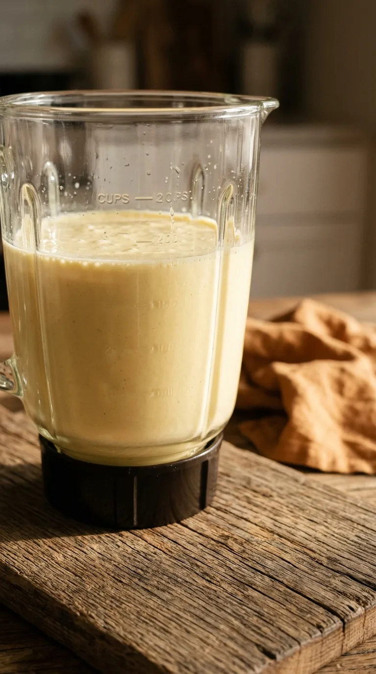 Coconut Flour Pancakes with Cottage Cheese: Low-Carb Breakfast – step 1: Blend the base