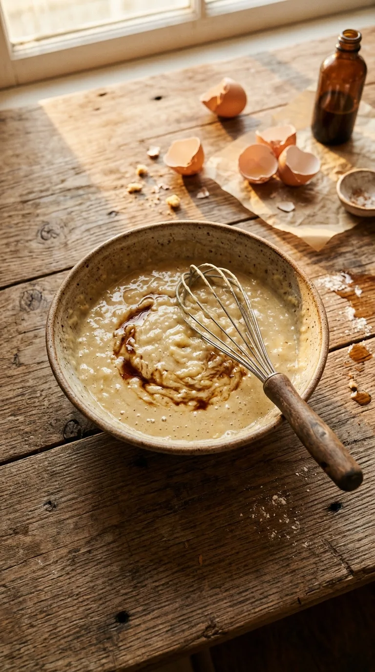 Coconut Flour Banana Pancakes: Gluten-Free Breakfast – step 2: Mix wet ingredients