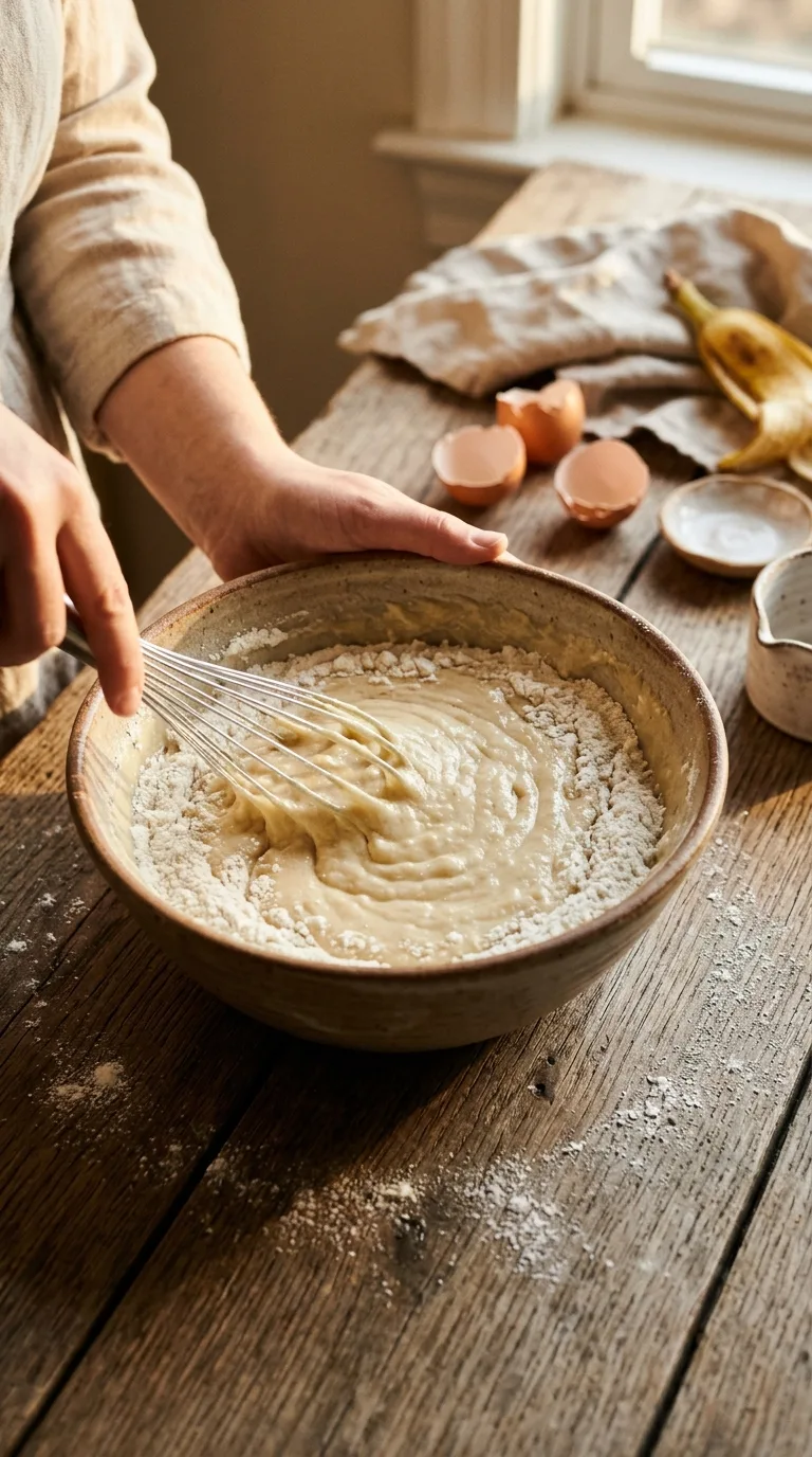 Coconut Flour Banana Pancakes: Gluten-Free Breakfast – step 4: Form the batter
