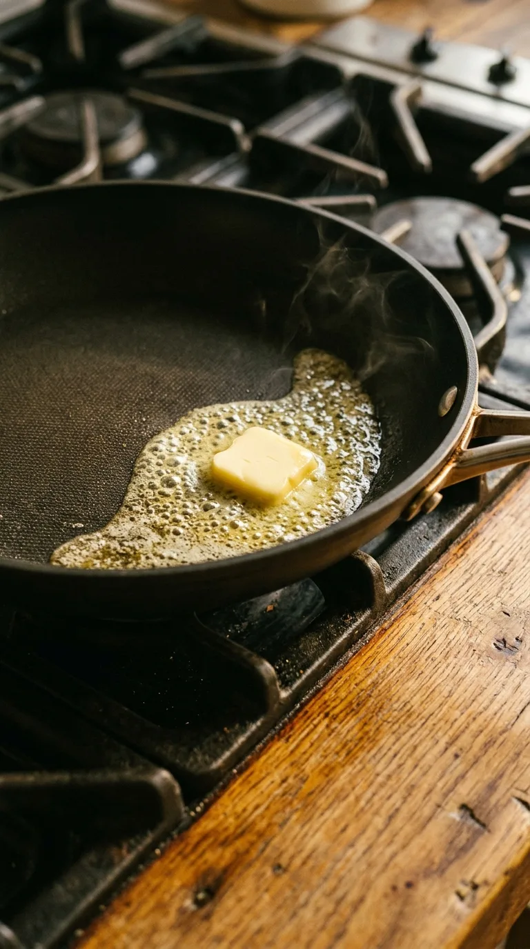 Coconut Flour Pancakes with Cottage Cheese: Low-Carb Breakfast – step 5: Prepare the skillet