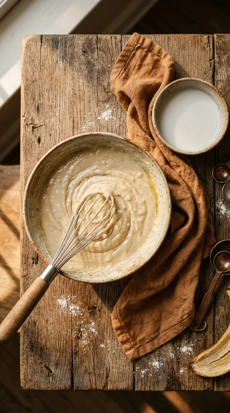 Coconut Flour Banana Pancakes: Gluten-Free Breakfast – step 5: Adjust the consistency