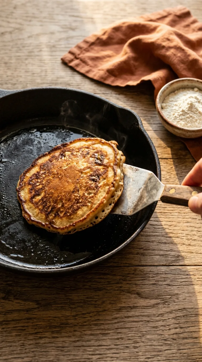 Coconut Flour Banana Pancakes: Gluten-Free Breakfast – step 8: Flip and finish