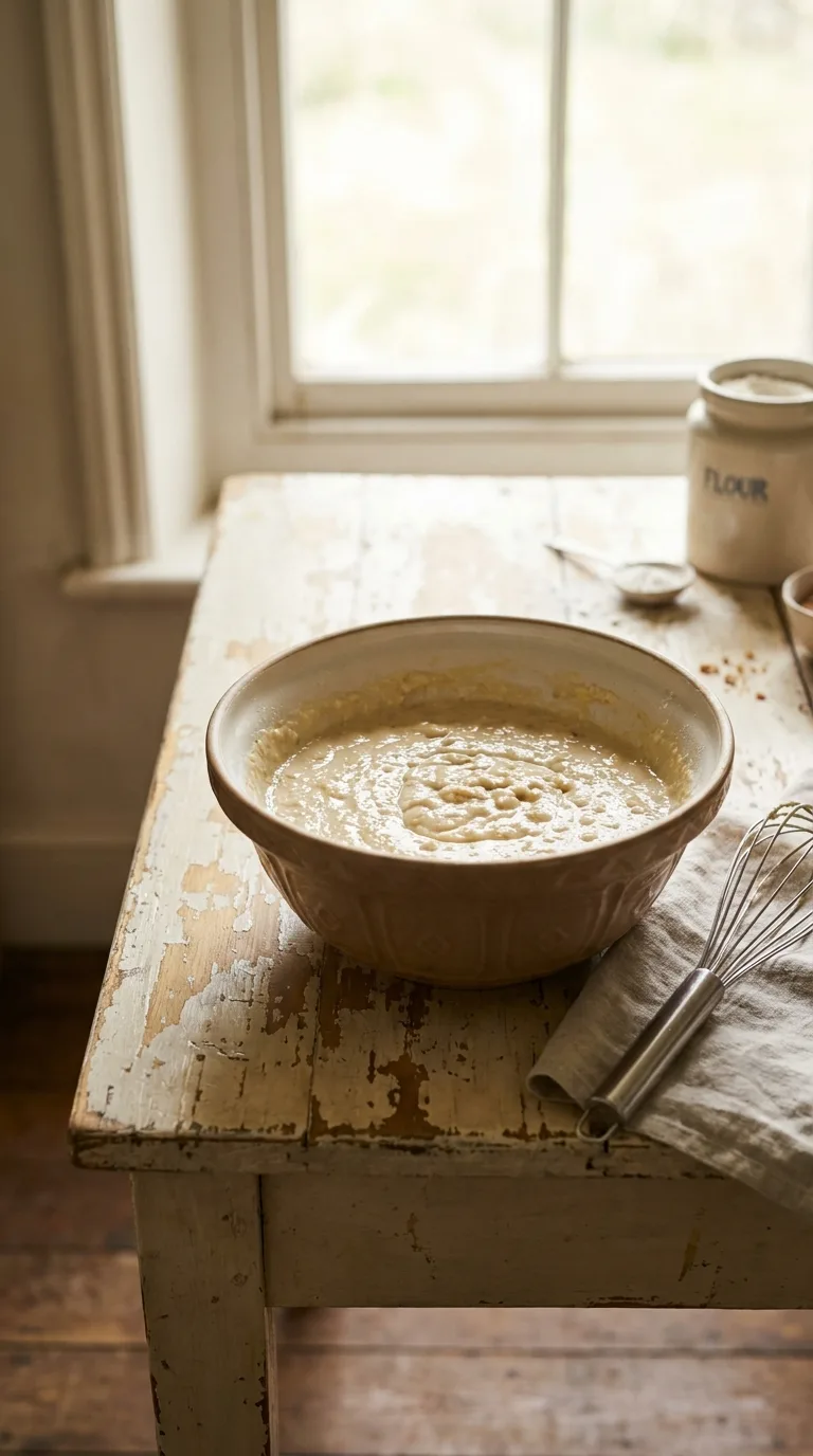 Protein Pancakes With Greek Yoghurt: High-Protein Breakfast – step 4: Rest the batter