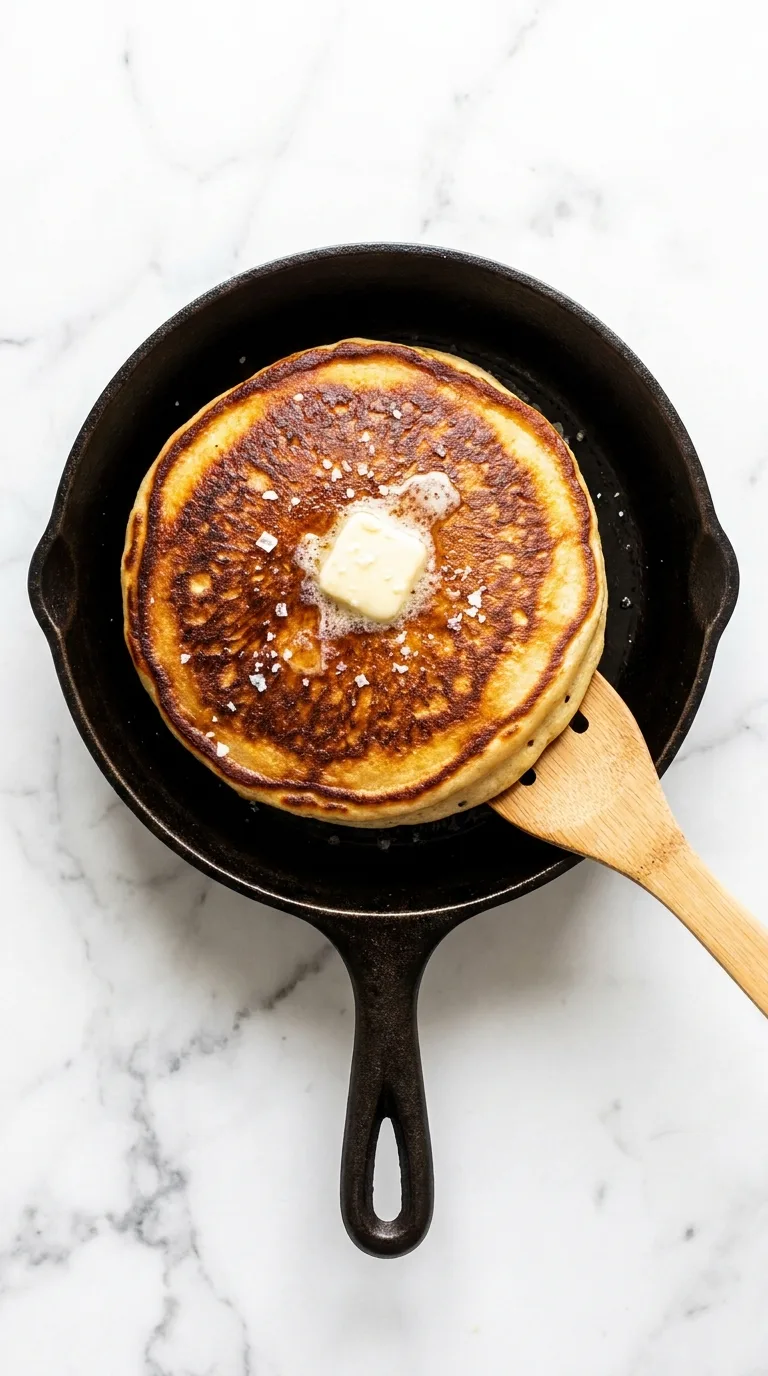 Easy Protein Pancakes for One: High Protein Breakfast – step 6: Brown the other side