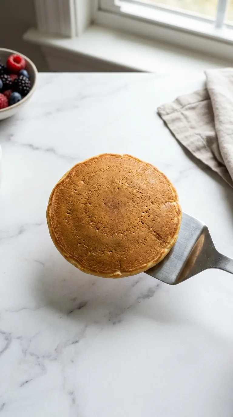 Protein Pancakes: Easy Nutritious Breakfast for Kids – step 7: Cook and flip