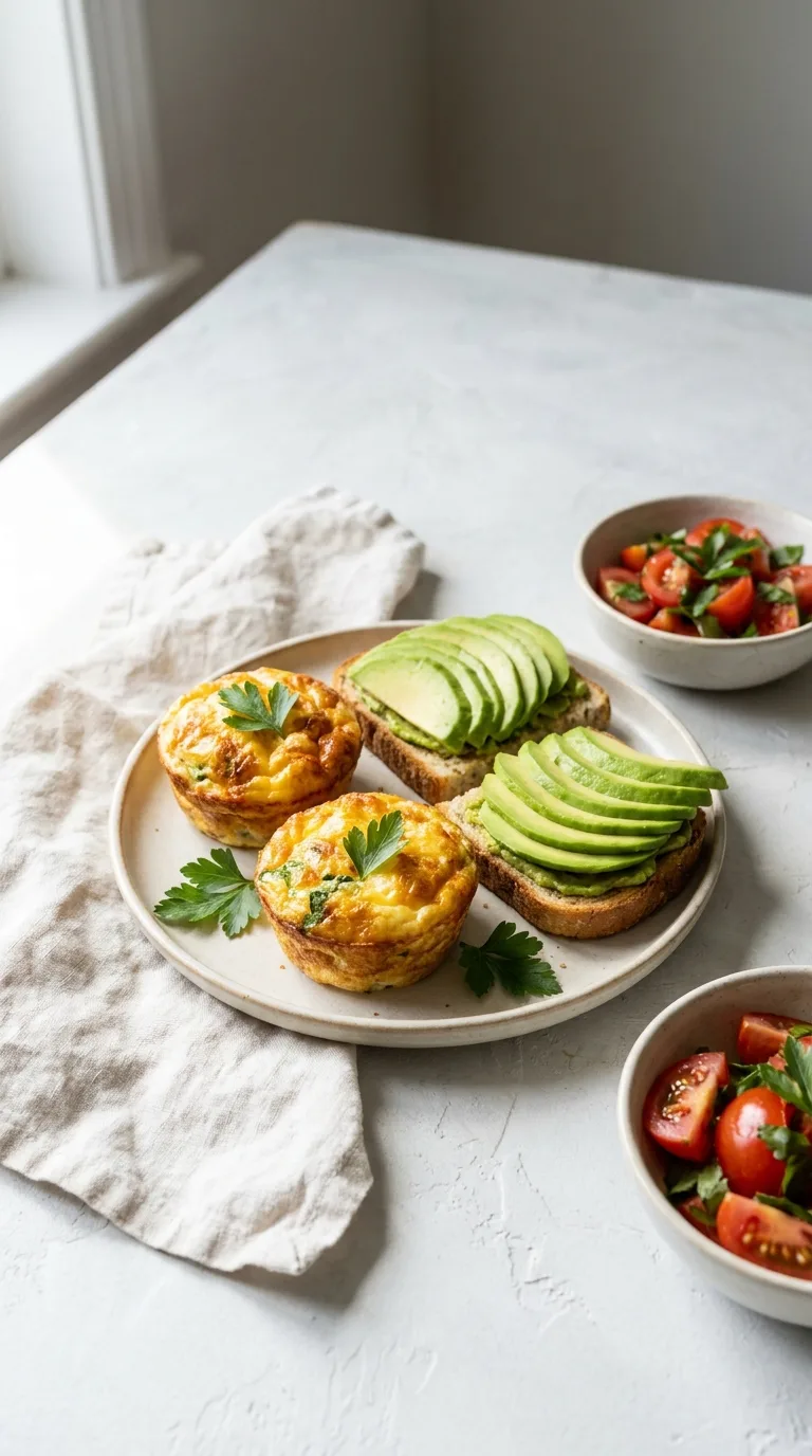 Air Fryer Egg Muffins: Halal Breakfast with Beef Bacon – step 6: Cool and garnish
