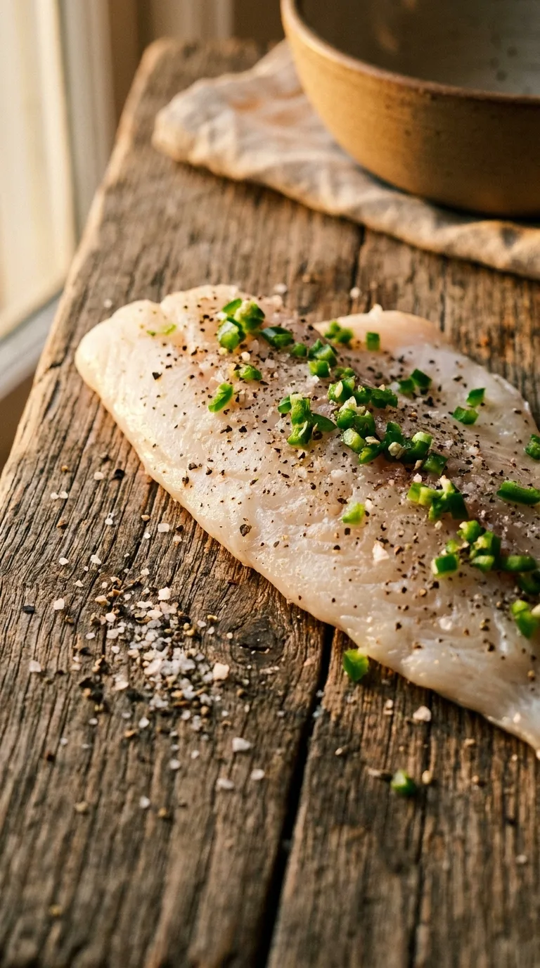 Jamie Oliver Fish Tacos: White-Fish with Lime-Yogurt Slaw – step 1: Season the fish