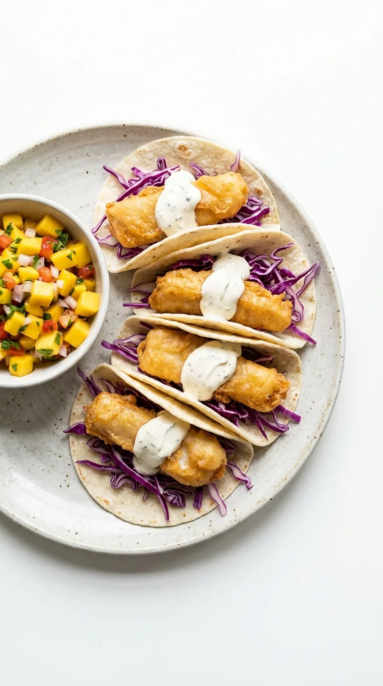 Australian Fish Tacos: Halal White Fish with Lime Slaw – step 7: Assemble the tacos