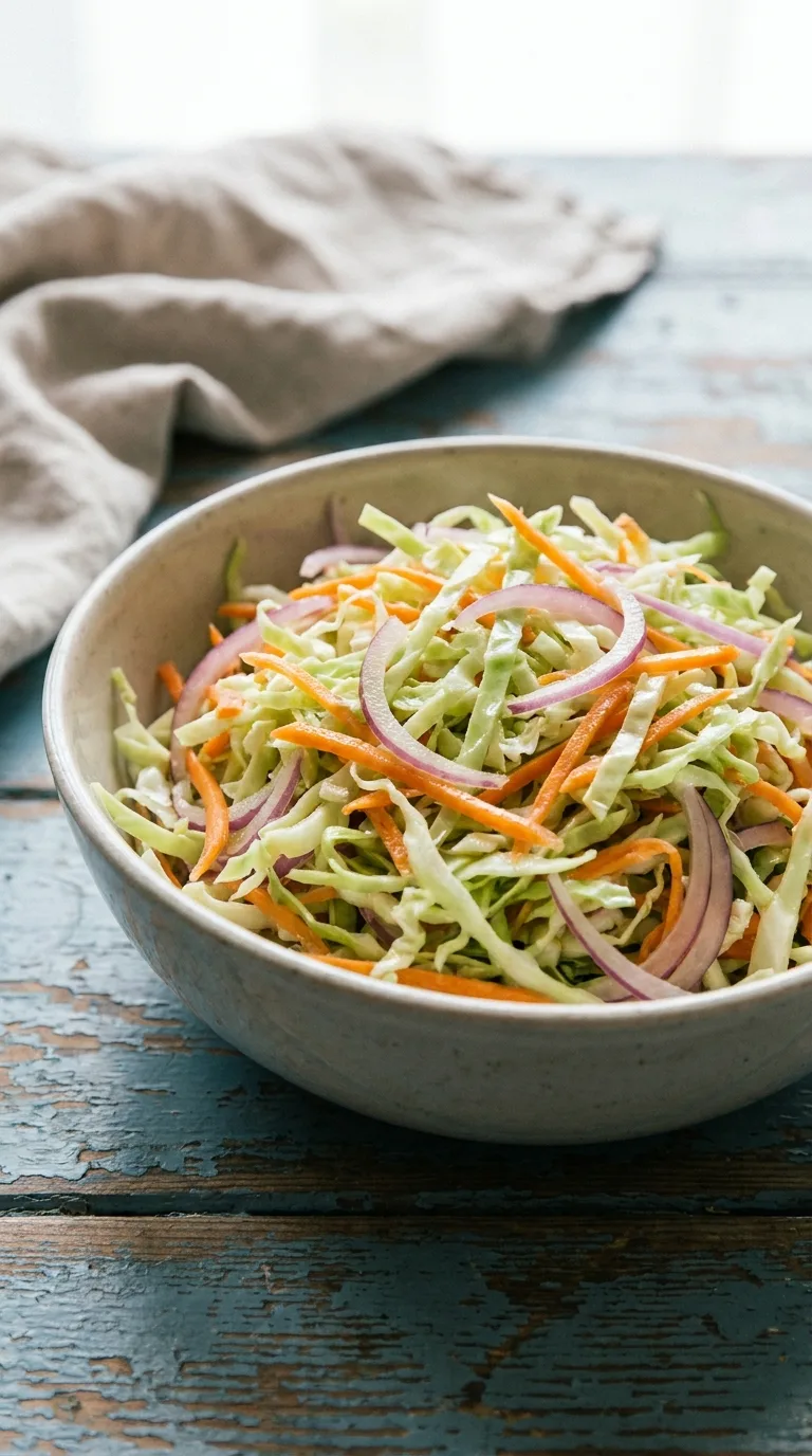 Gluten Free Fish Tacos: Mexican White Fish with Lime Crema – step 2: Mix the slaw