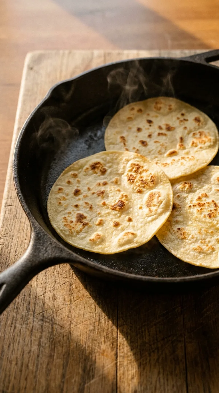 Palia Fish Tacos: Crispy Halal Seafood Tacos – step 5: Warm the tortillas