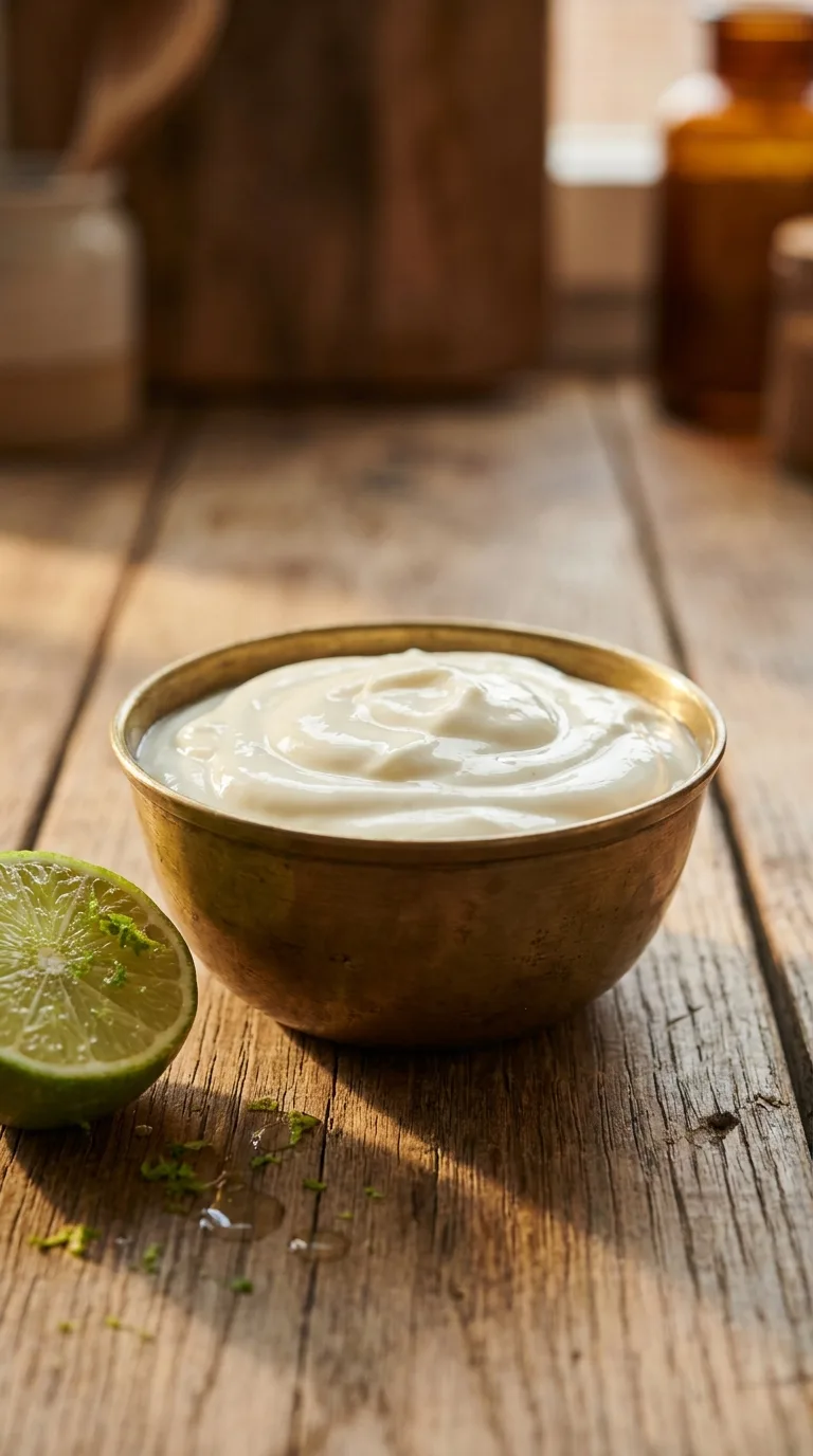 Jamie Oliver Fish Tacos: White-Fish with Lime-Yogurt Slaw – step 6: Prepare the topping