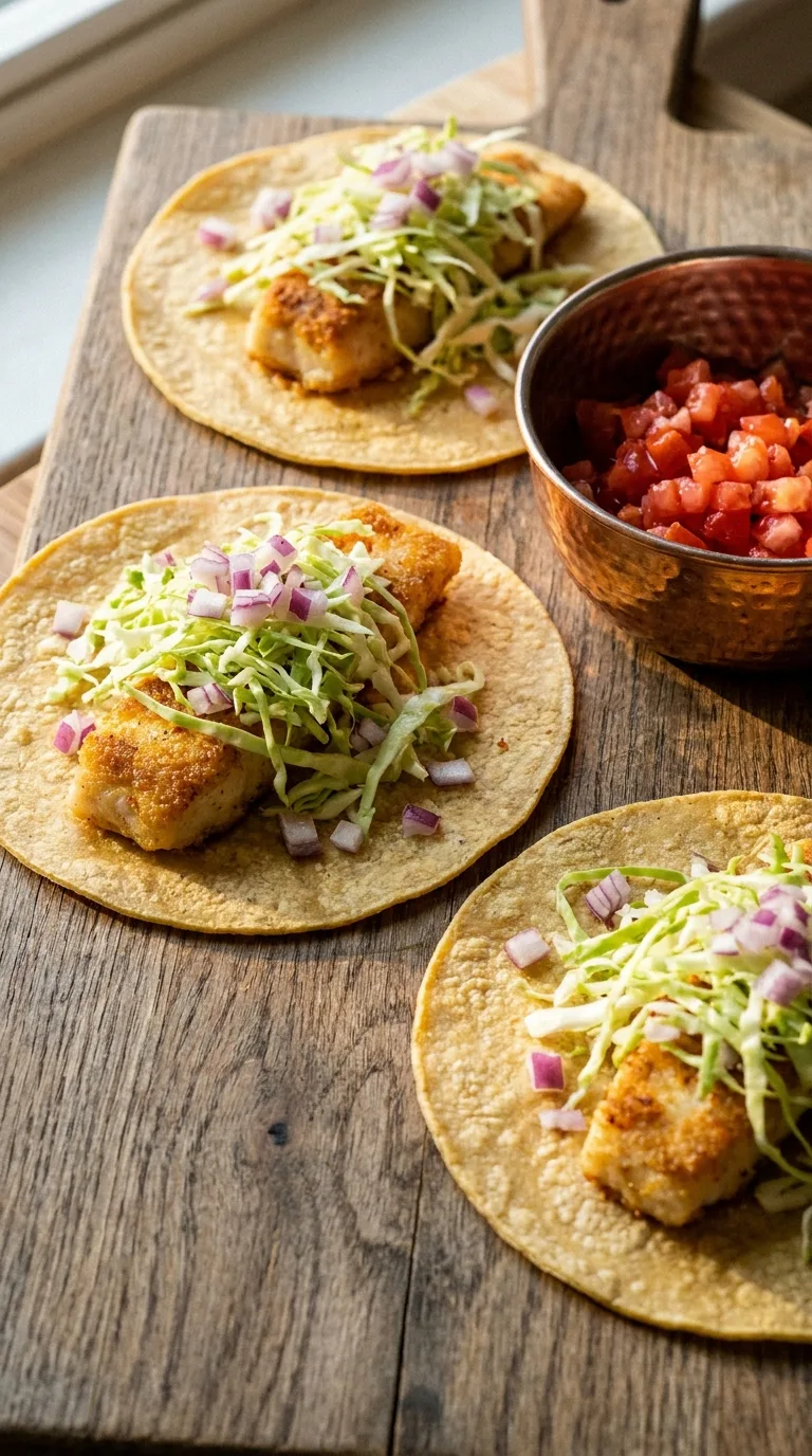 Palia Fish Tacos: Crispy Halal Seafood Tacos – step 6: Assemble the tacos