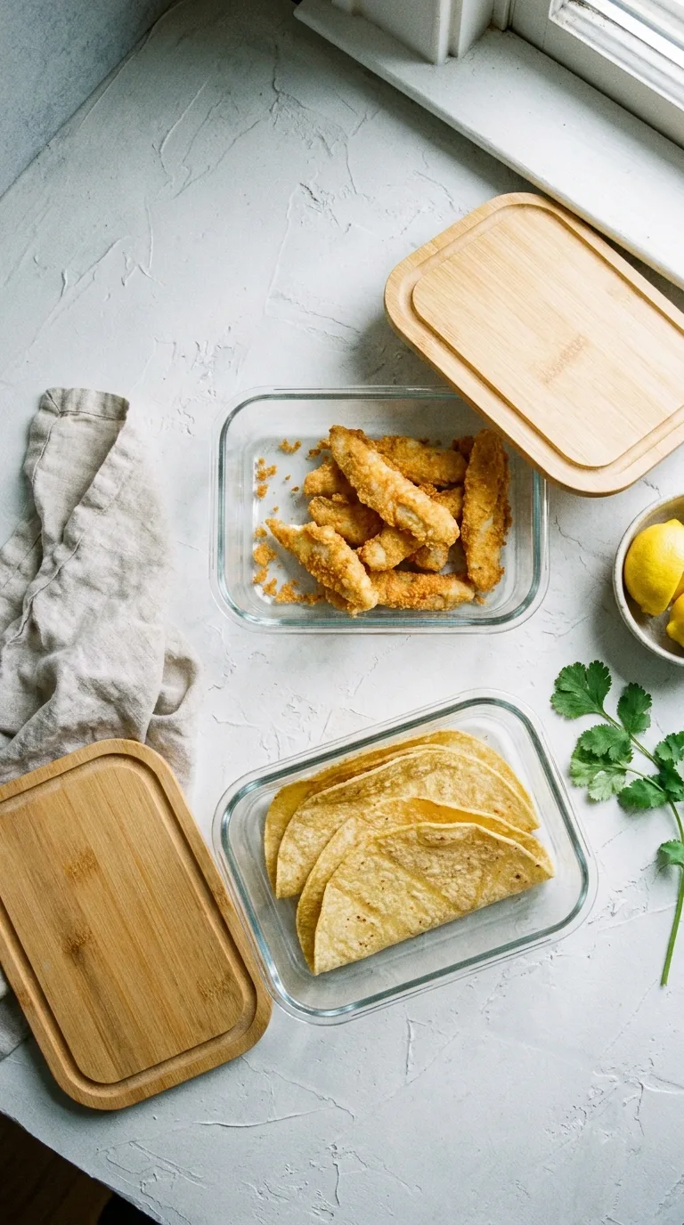 Fish Tacos: Mexican Battered Fish with Lime Crema – step 6: Assemble the tacos