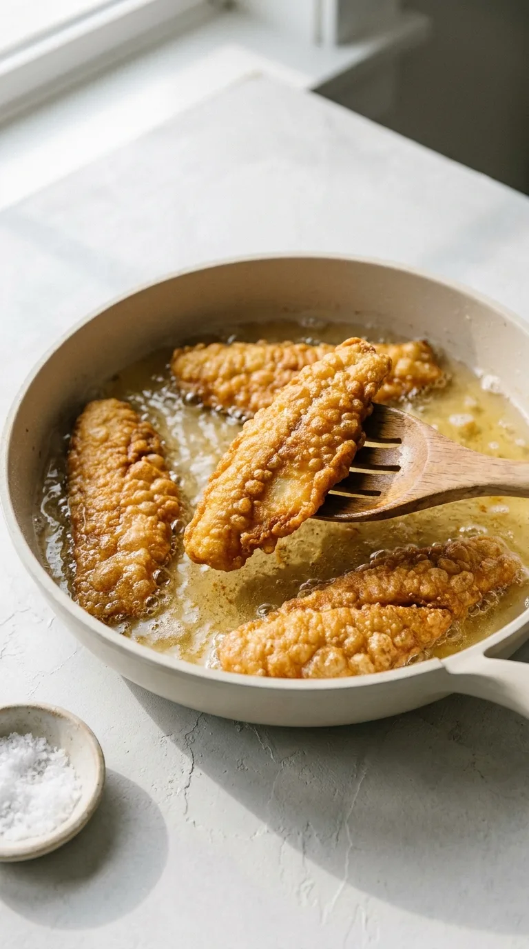 Fish Tacos: Mexican Battered Fish with Lime Crema – step 3: Fry the fish