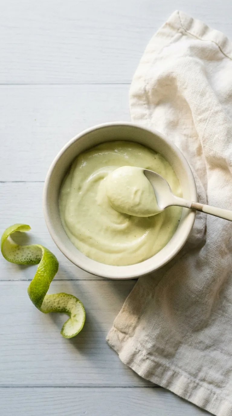 Fish Tacos: Mexican Battered Fish with Lime Crema – step 4: Whisk the crema