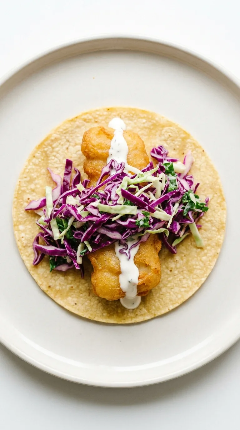 Fish Tacos With Coleslaw: Mexican Cod Tacos – step 7: Assemble the tacos