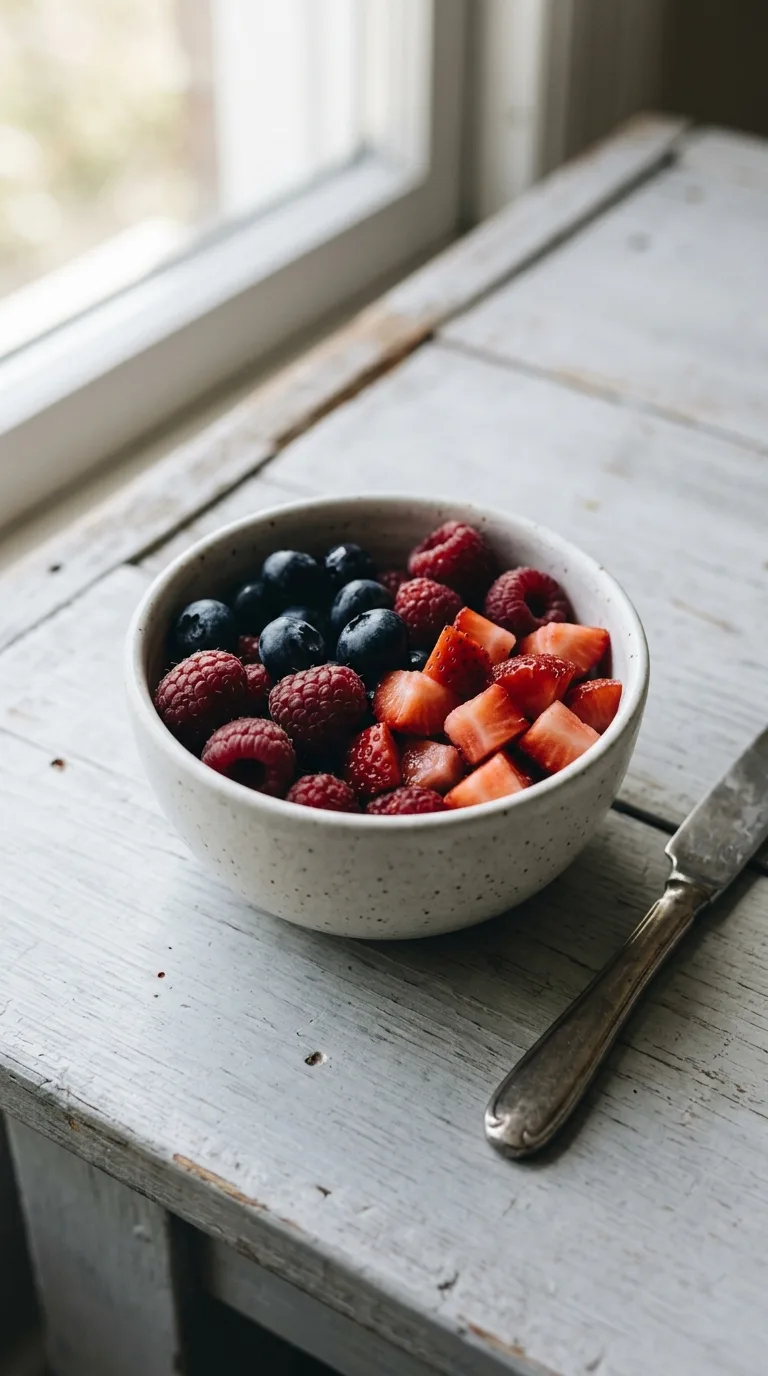 Greek Yogurt Granola Parfait: Layered Berry Breakfast – step 1: Prepare the berries