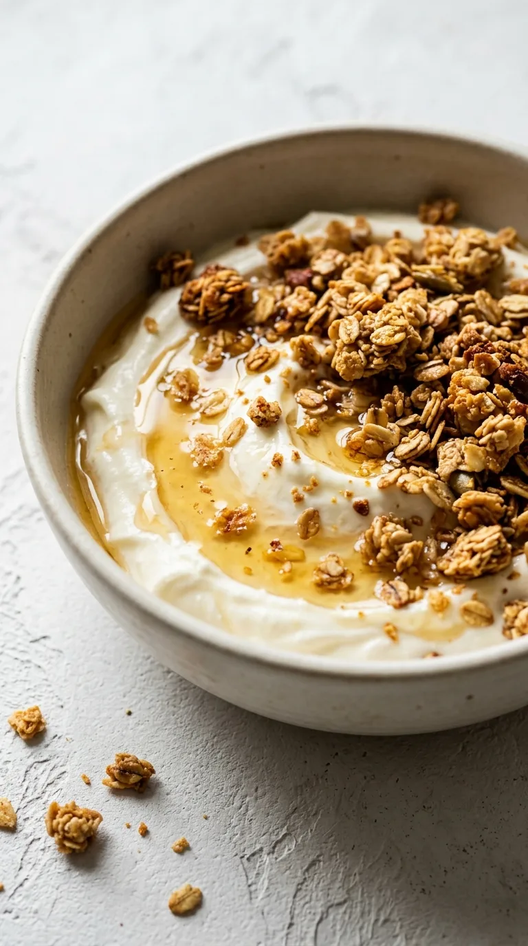 Greek Yogurt Granola with Honey: Protein Breakfast Bowl – step 3: Layer the granola