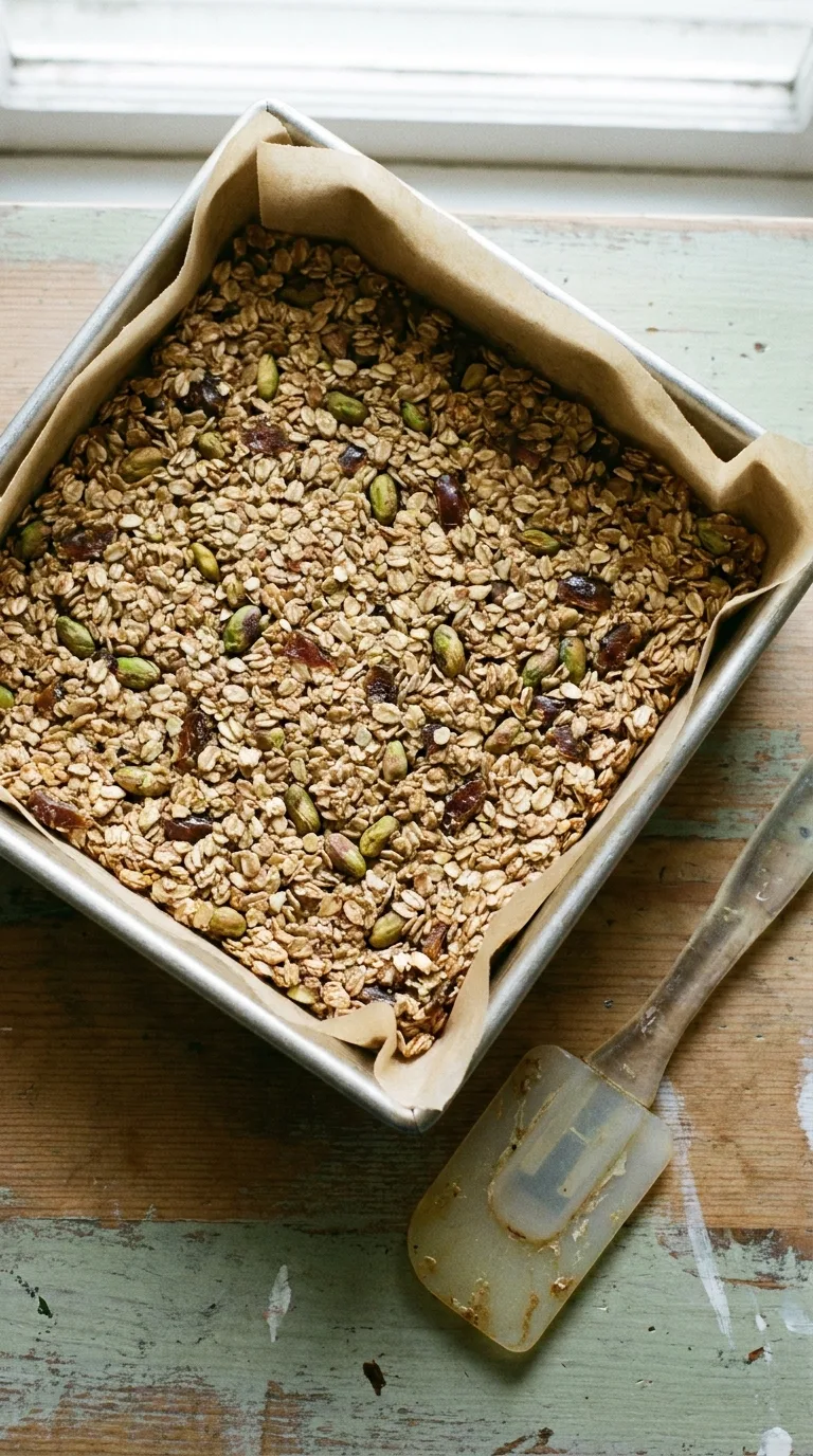 No-Bake Greek Yogurt Granola Bars: Oat and Yogurt Snacks – step 4: Form the granola base