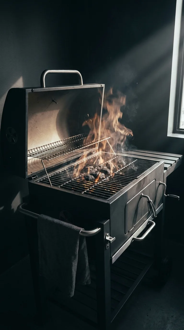 Grilled Pizza Bread: Halal Beef Bacon and Vegetable Flatbread – step 1: Heat the grill