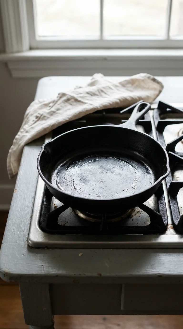 Grilled Pizza Sandwich: Toasted Bread with Turkey Bacon – step 2: Heat the skillet