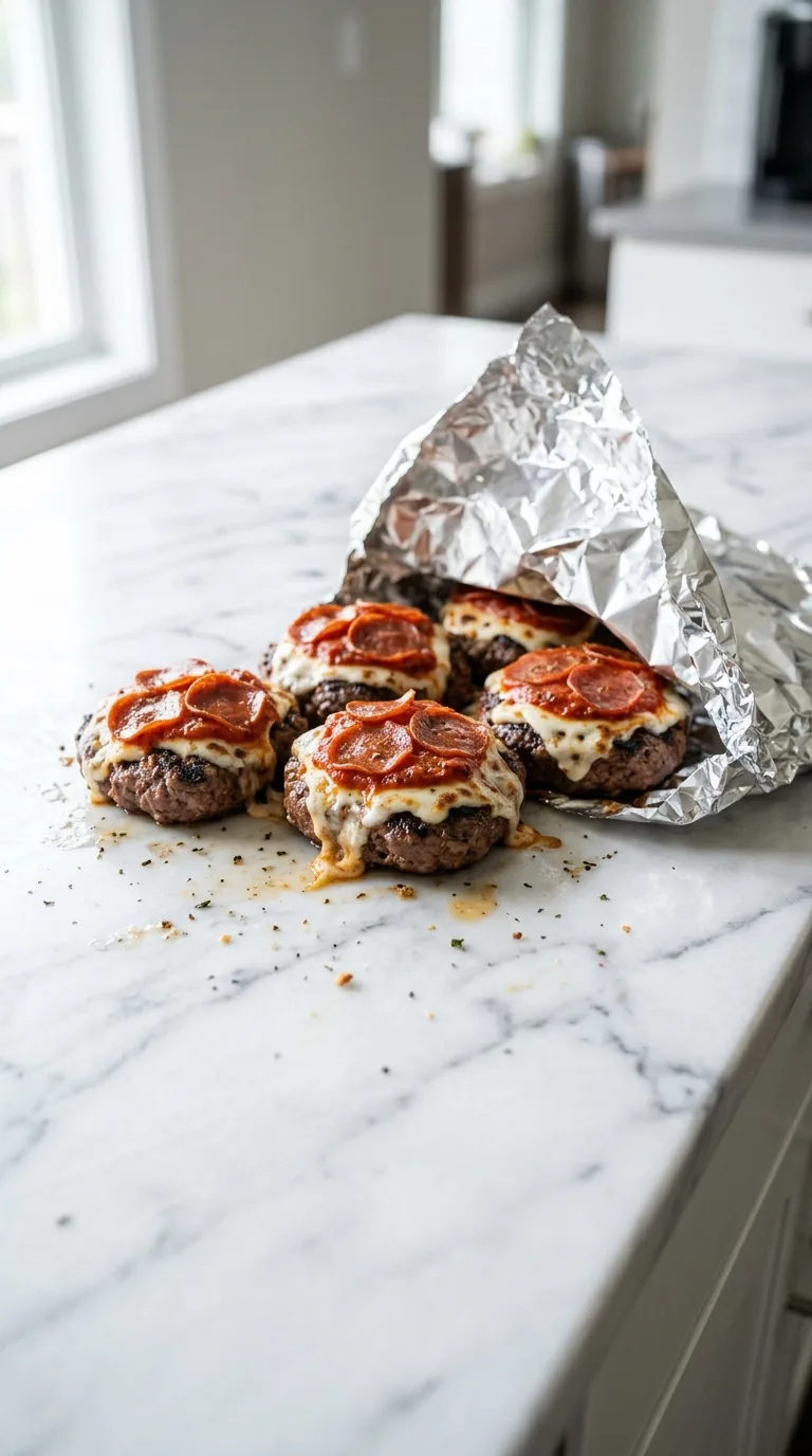 Grilled Pizza Burger: American Beef and Mozzarella Burger – step 7: Rest the burgers