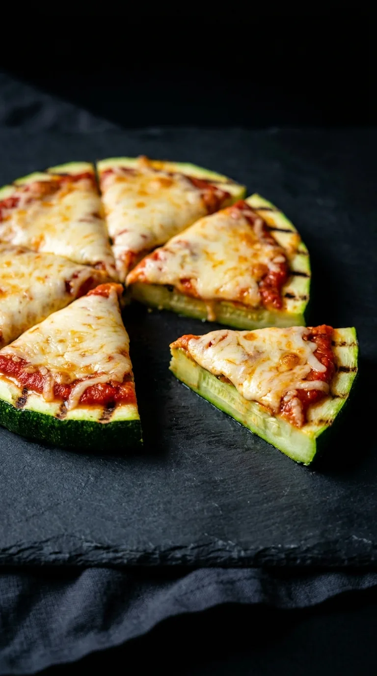 Grilled Zucchini Pizza: Italian Vegetable Rounds – step 7: Finish and set