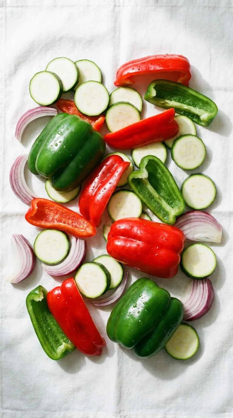 Grilled Vegetable Pizza: Smoky Italian Flatbread – step 2: Dry the vegetables