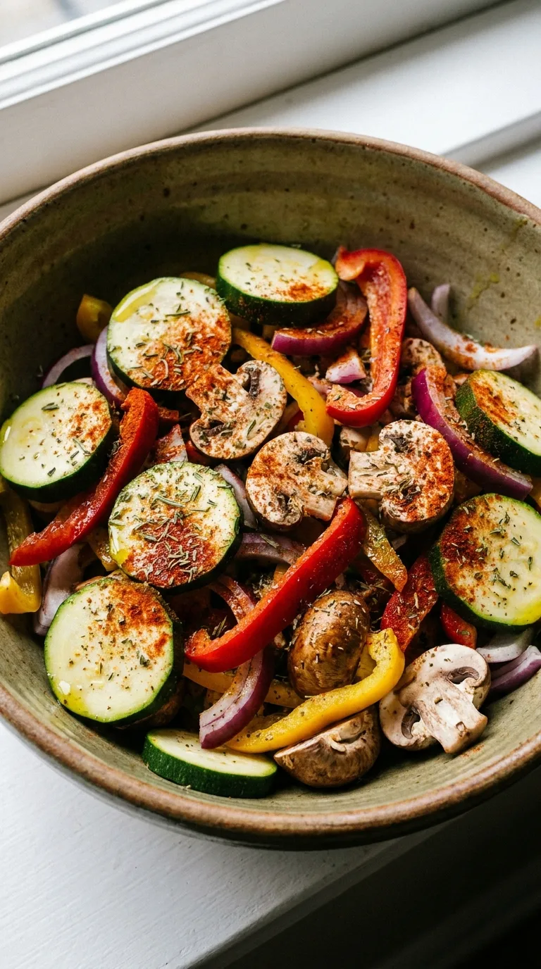 Grilled Vegetable Pizza: Smoky Italian Flatbread – step 3: Season the produce