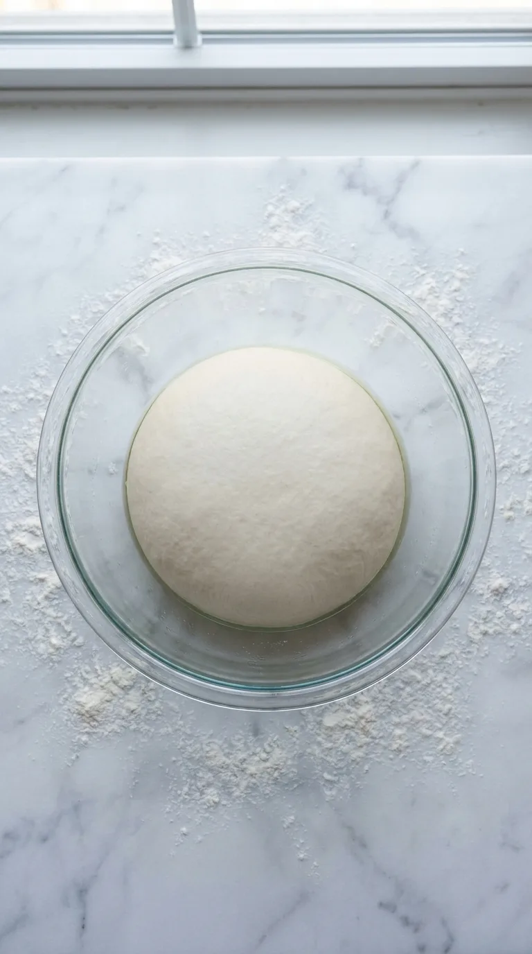 Pizza Margherita: Grilled Italian Flatbread – step 2: Knead and rest