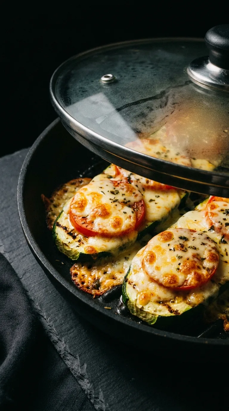 Grilled Zucchini Pizza: Italian Vegetable Rounds – step 6: Melt the cheese