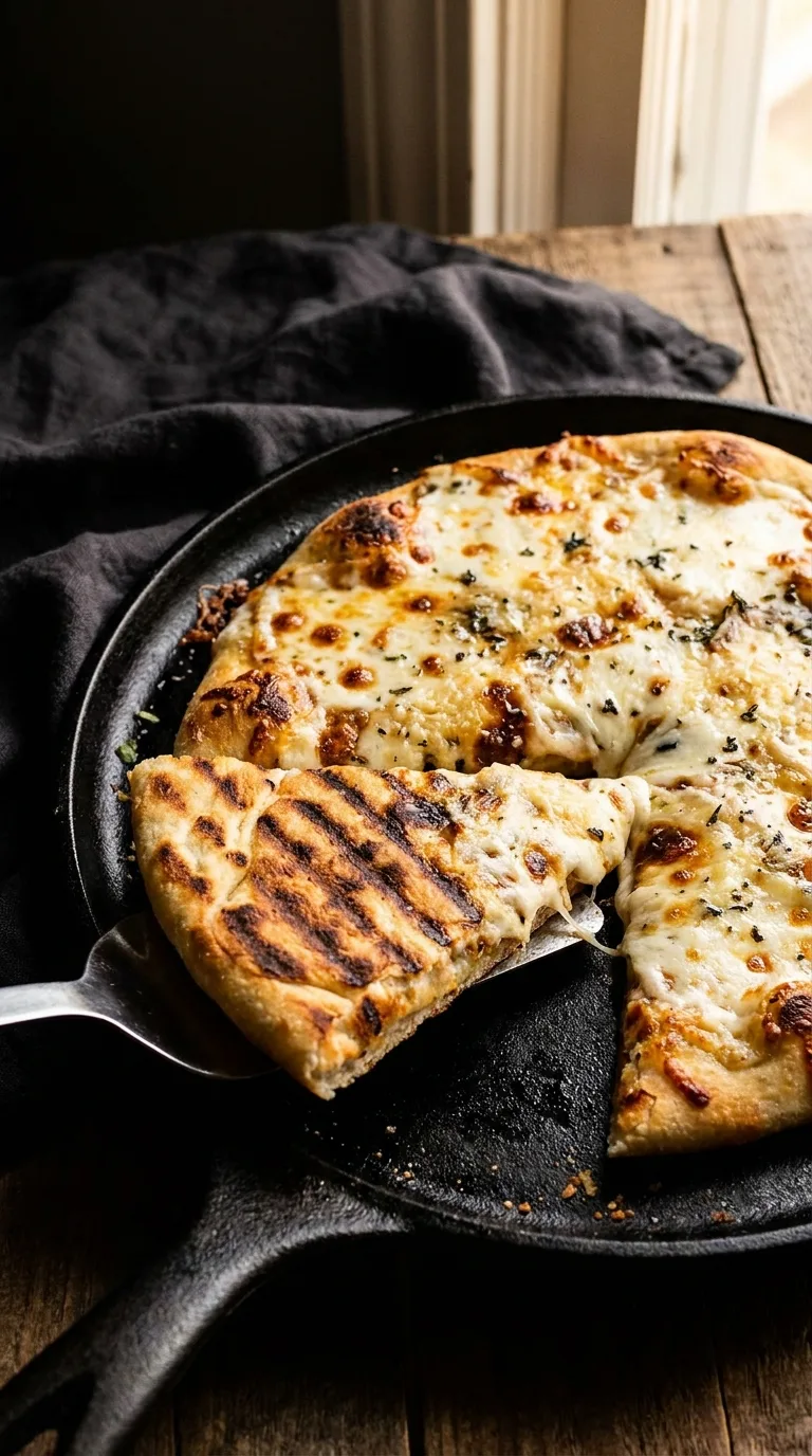 Grilled Pizza Flatbread: Halal Chicken and Pesto Pizza – step 6: Finish and slice