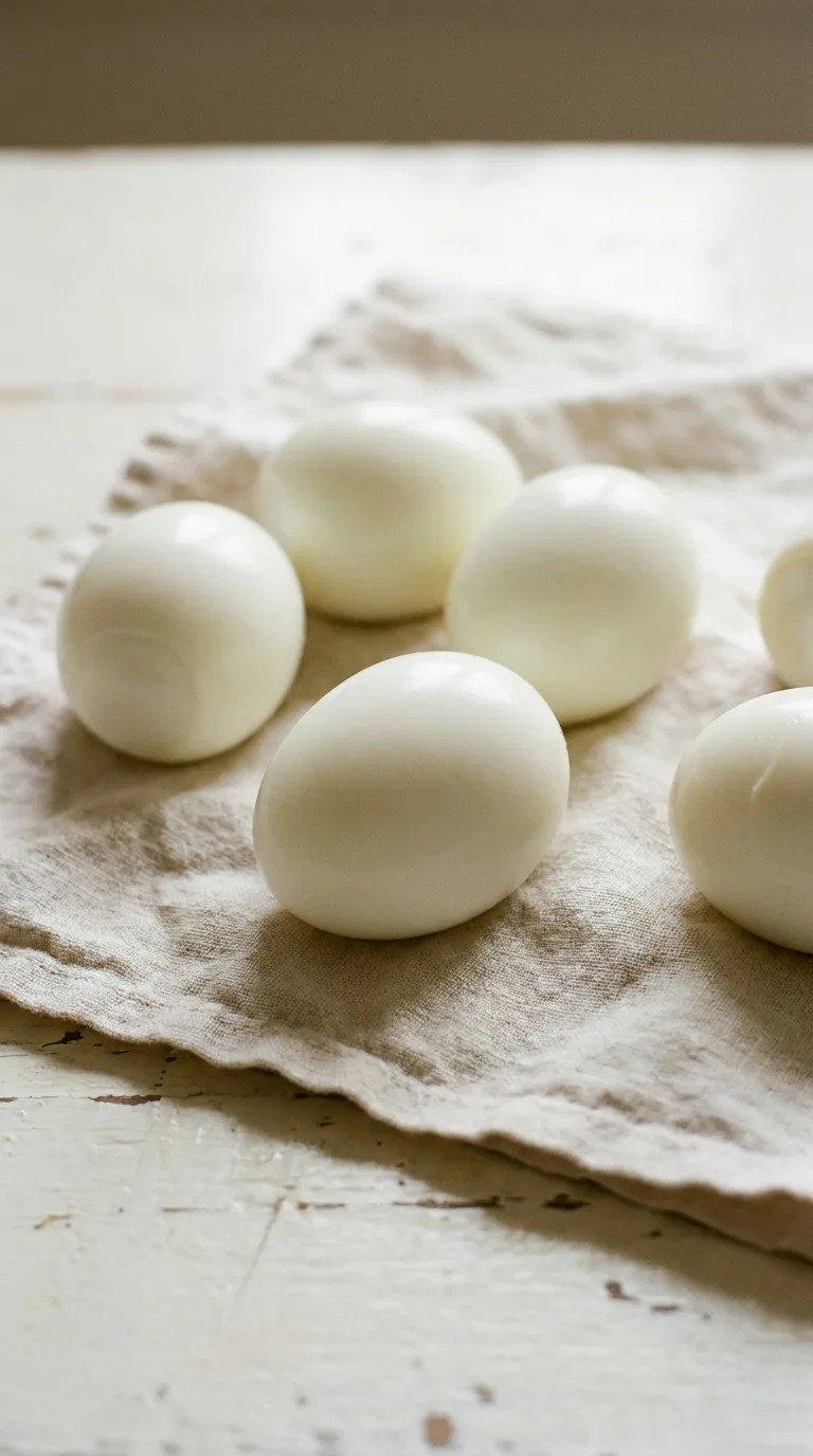 Halloween Deviled Eggs Eyeballs: Savoury Egg Appetisers – step 3: Peel the eggs
